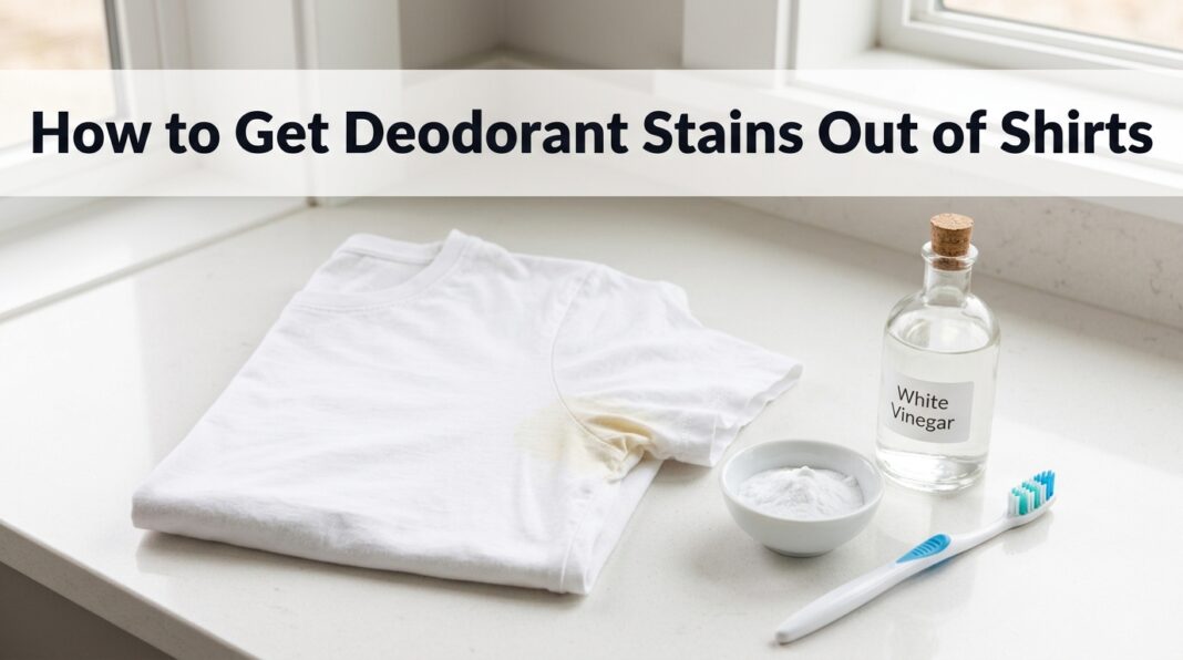 How to Get Deodorant Stains Out of Shirts for Good