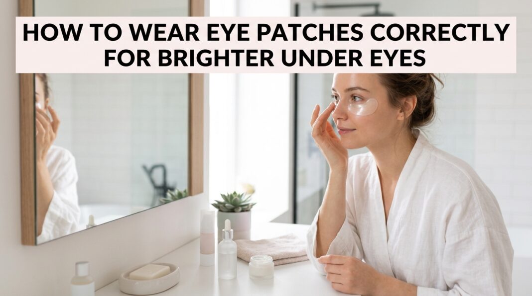 How to Wear Eye Patches the Right Way for Brighter, Fresher Eyes