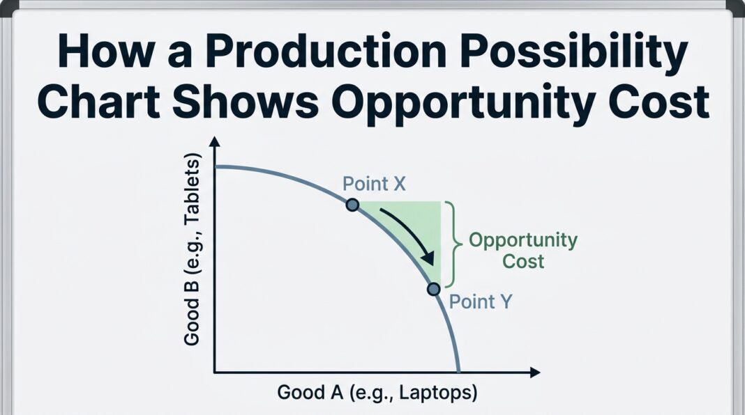 How Does a Production Possibility Chart Assist in Outlining Opportunity Cost?