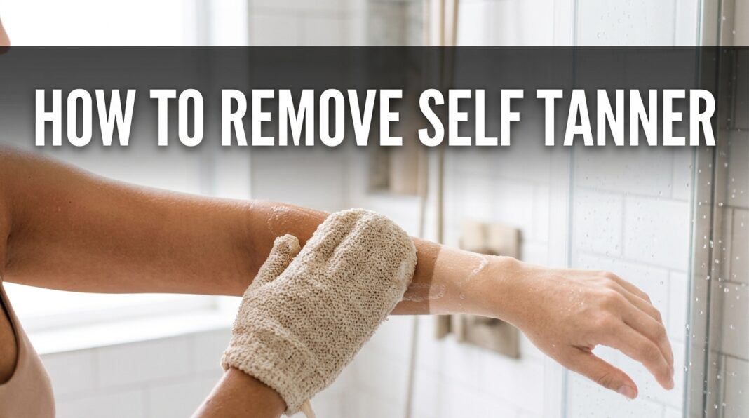 How to Remove Self Tanner Without Wrecking Your Skin